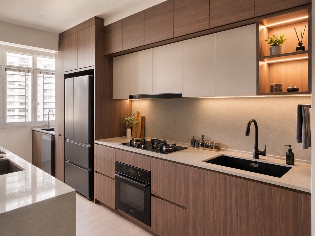 Custom wardrobe interior